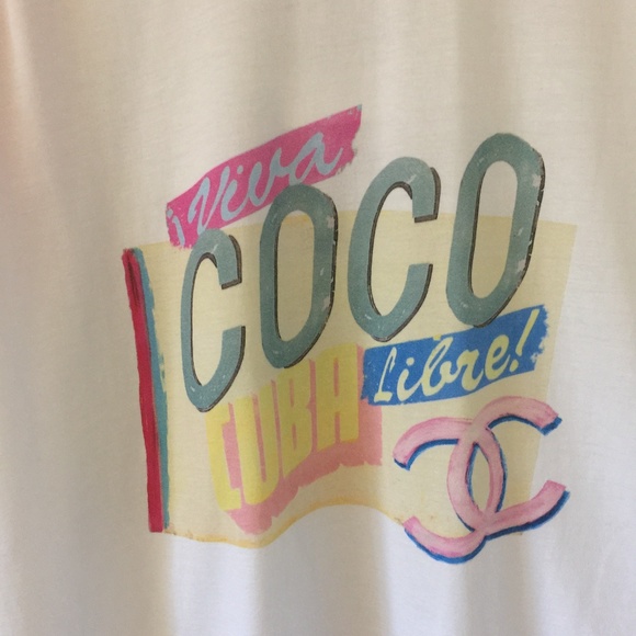 CHANEL T- Coco Viva Cuba Libre Runway 2017 NWT - Picture 5 of 8